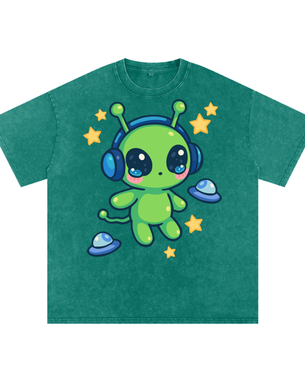 Alien Snow Washed Oversized Cotton