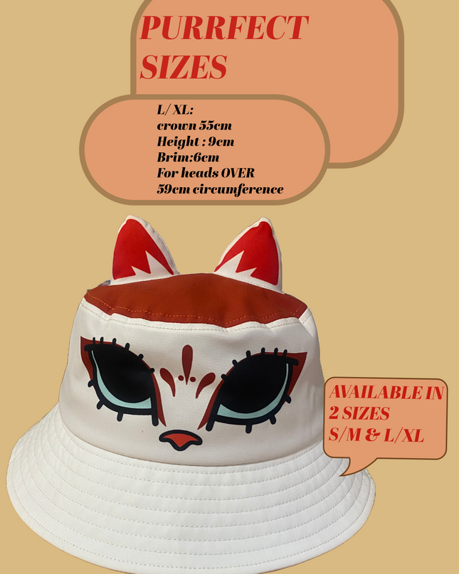 Cat bucket hat