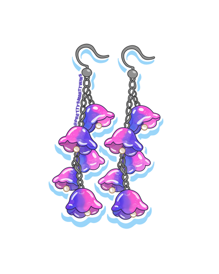 Flower earrings