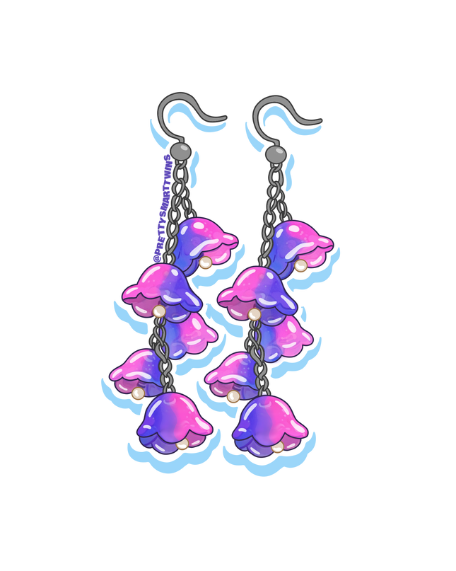 Flower earrings