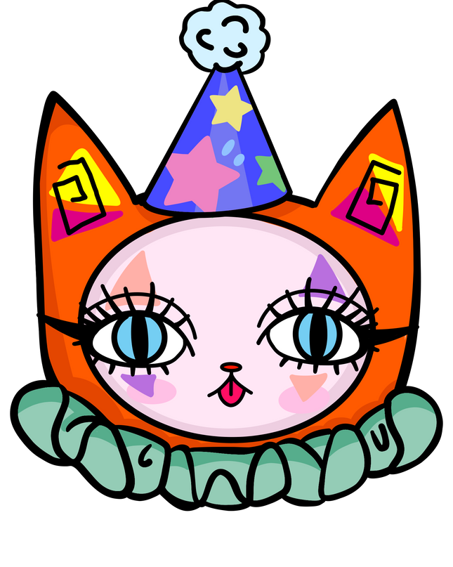 Clown cat