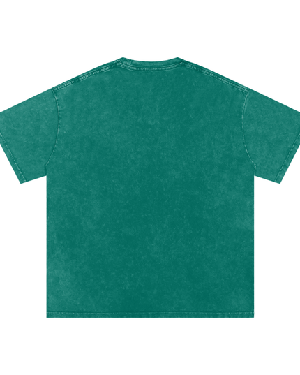 Clownfish Snow Washed Oversized Cotton T-Shirt