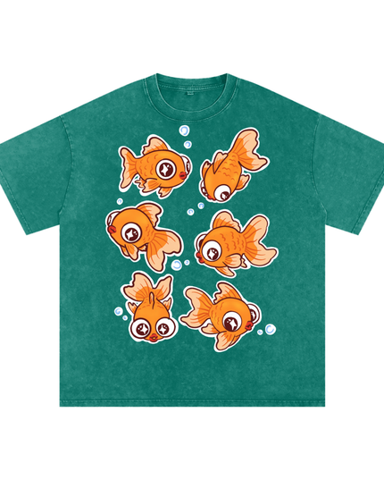 Goldfish Snow Washed Oversized Cotton