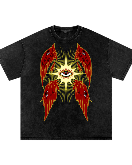 Angel Snow Washed Oversized Cotton