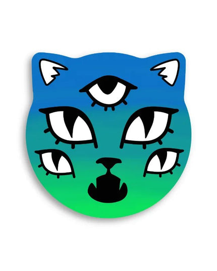 Green Alien Cat - Prettysmarttwins