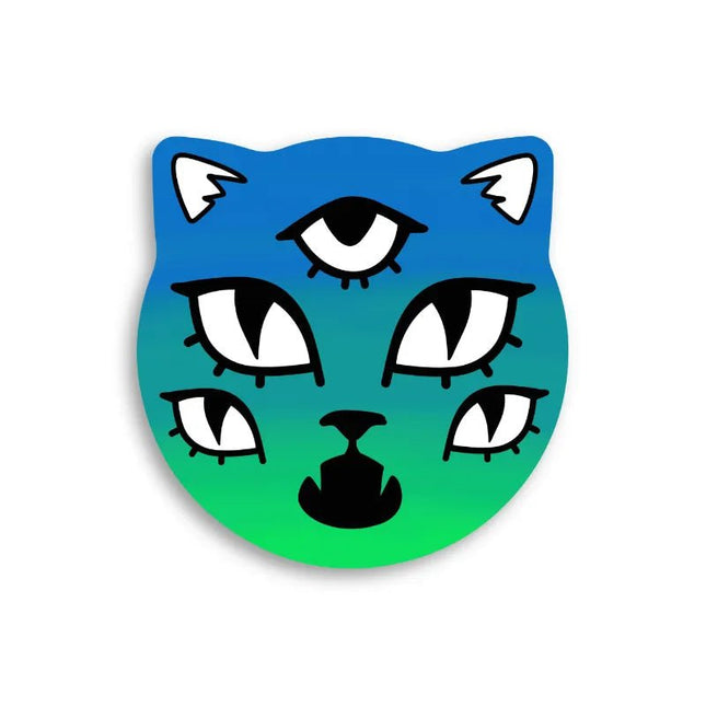 Green Alien Cat - Prettysmarttwins